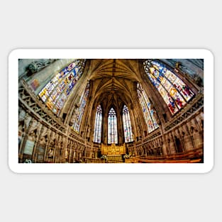 Lichfield Cathedral Interior Sticker